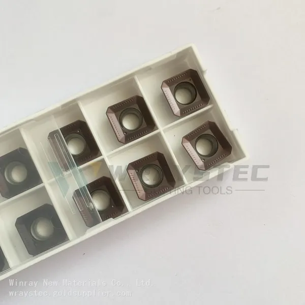 SEHT1204 Carbide CNC Inserts High-gloss Finish Steel Parts Stainless Steel/cast Iron/aluminum Surface Milling Inserts photo-4