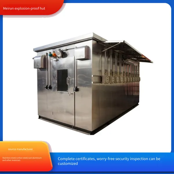 Meirun Positive Pressure Online Monitoring Explosion-proof Analysis Cabin, Stainless Steel Station, Detachable and Reusable