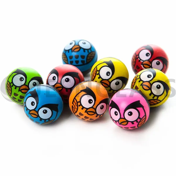 Factory Wholesale Various Design Hot Sale Printed Bouncy Ball Bouncy Toy Rubber Balls photo-2