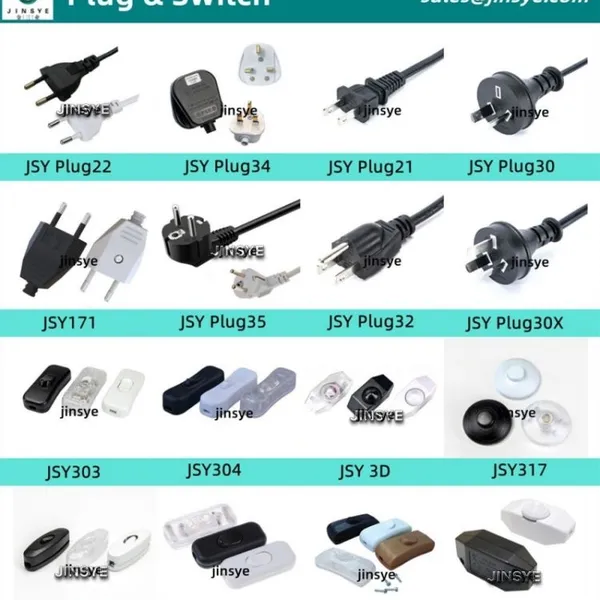 UL E26 Lampholder On Off Switch Lamp Cable Black Golden Mint Lamp Cord Power Cords US Power Cable photo-2