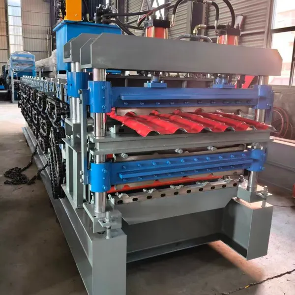 Three Layer Roll Forming Machine, Fully Automatic Roof Panel Roll Forming Machine Equipment photo-3