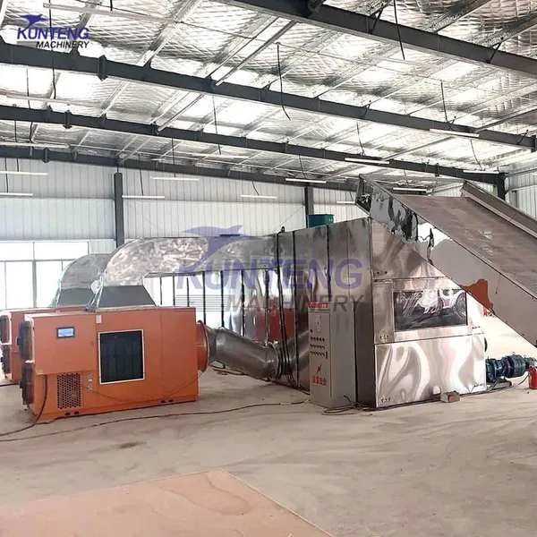 Industrial Brewery Waste Beer Yeast Spent Grain Maggot Drying Machine Wheat Washing Drying Machine EPC photo-2