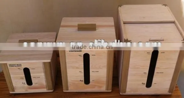 Lightweight Wooden Rice Boxes 20KG/wooden Rice Box Made in China photo-5