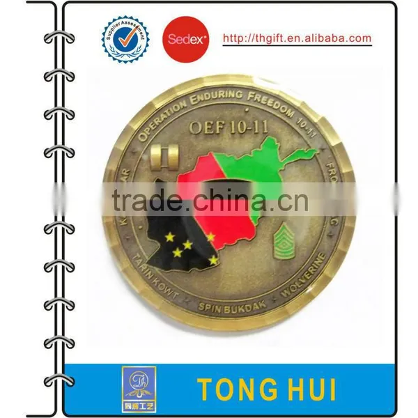 Imitation Antique Army Souvenir Coins With Epoxy