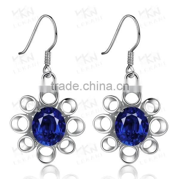 Christmas 18K Gold Plated Tourmaline Zircon Earrings Wholesale photo-5