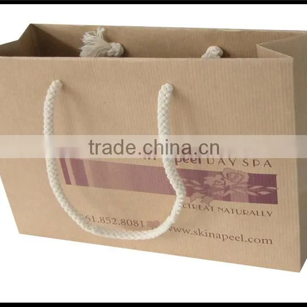 Customer Design Paper Gift Bag With Handle for Shopping photo-6