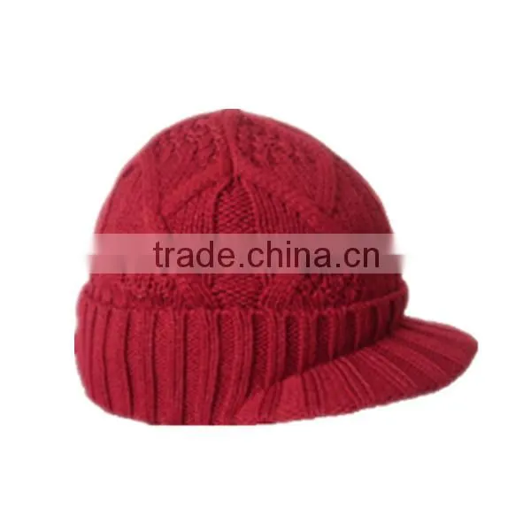 Wholesale Custom Knit Crochet Beret Cap photo-2