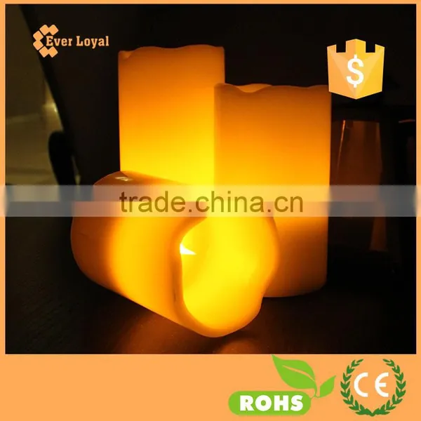 Traditional Pure White LED Candles With Flickering Candle Flame Battery Operated Light photo-3