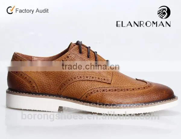 British Style Casual Shoe for Men With Brogue Design Leather Casual Shoe photo-2