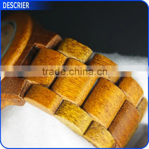 2016 New Bamboo Wooden Watch With Japan Movement Custom Dial Wood Watch photo-5