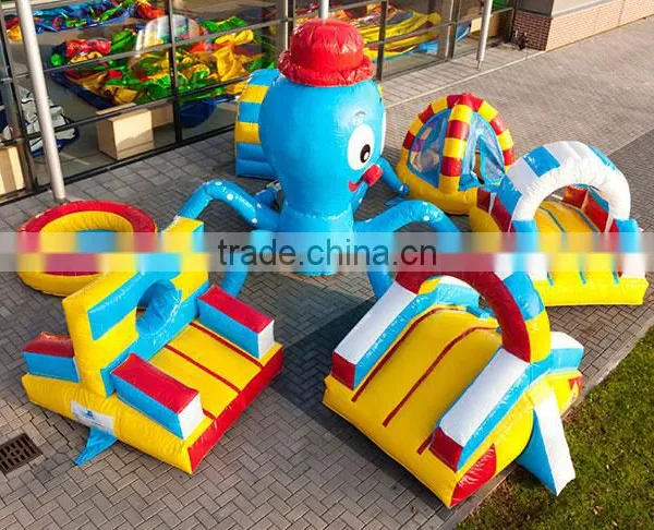 Funny Adult Inflatable Obstacle Course Inflatable Octopus Playground for Sale photo-3