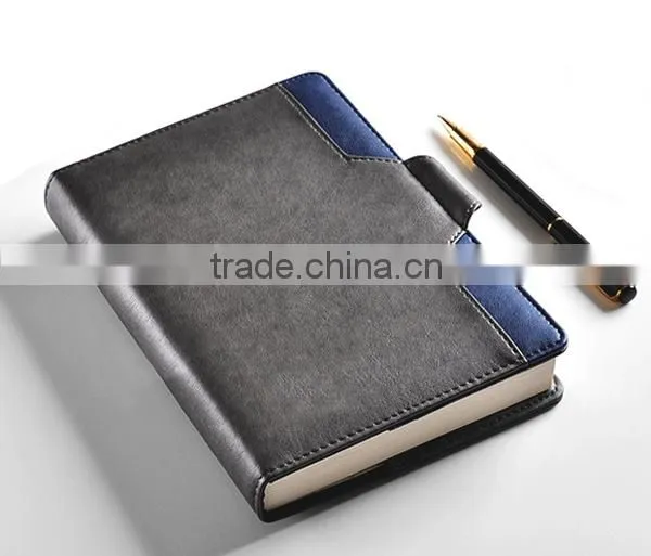 Top Grade Factory Competitive Price pu Leather Notebook With Pen photo-6
