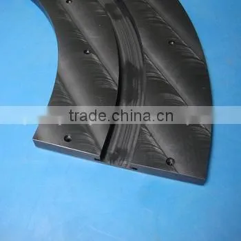 High Wear-resisting Plastic PE-HD1000 Bend Guide HDPE1000 Guide Rail photo-2