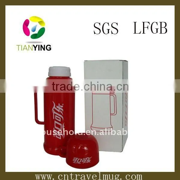 500ml Vacuum Flasks Glass Inner With Plastic Outer