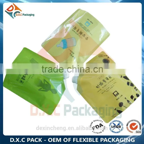 Reusable Food Spout Pouch For Rice Packaging, Rice Food Pouch Bag With Spout photo-3