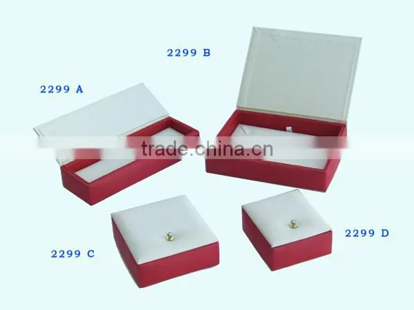 New Designs Wholesale Customized Leather Ring Box/leather Necklace Box photo-5