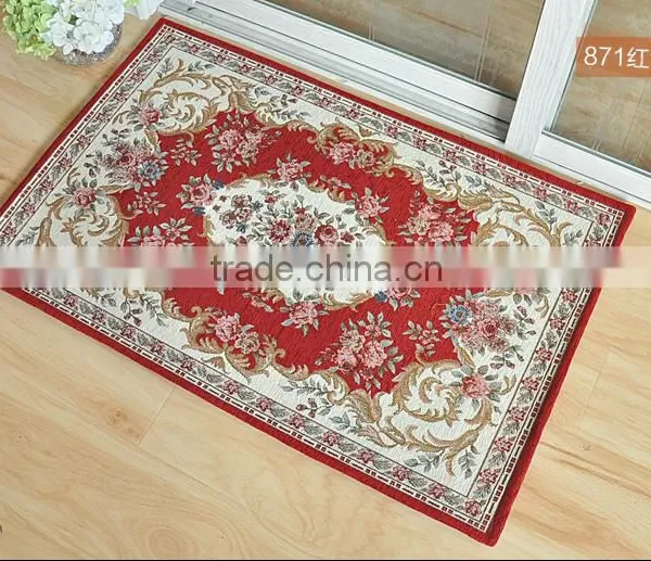 Hot Sale Chenille Acrylic Jacquard Floor Carpets Bedroom Carpets photo-3