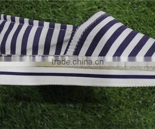 Purple Stripes Fashion Women Men Canvas Shoes photo-5