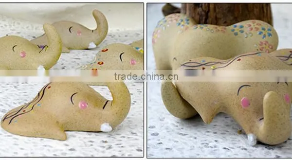 Creative Hand-painted Ceramic Vase Flower Animals Hanging Aromatherapy Bottles HY067102 photo-3