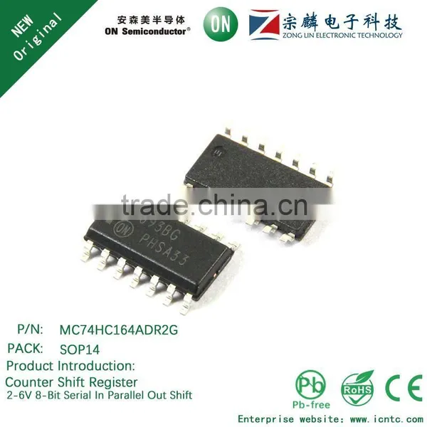 Genuine Original MC74HC164ADR2G SOP14 Counter Shift Register 2-6V