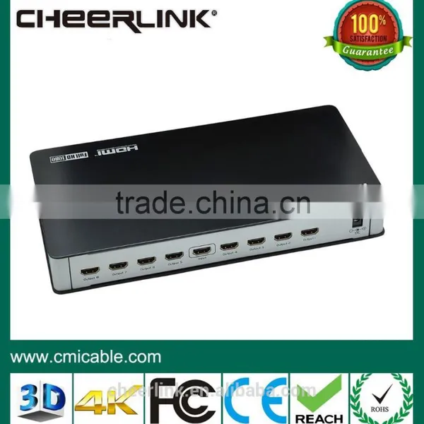 1X8 HDMI Splitter With 3D and 4K Support/ 2 Port photo-2