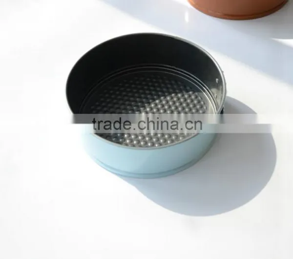 Carbon Steel Non-stick Round Springform Cake Pan 2pcs Set With Color Printing photo-3