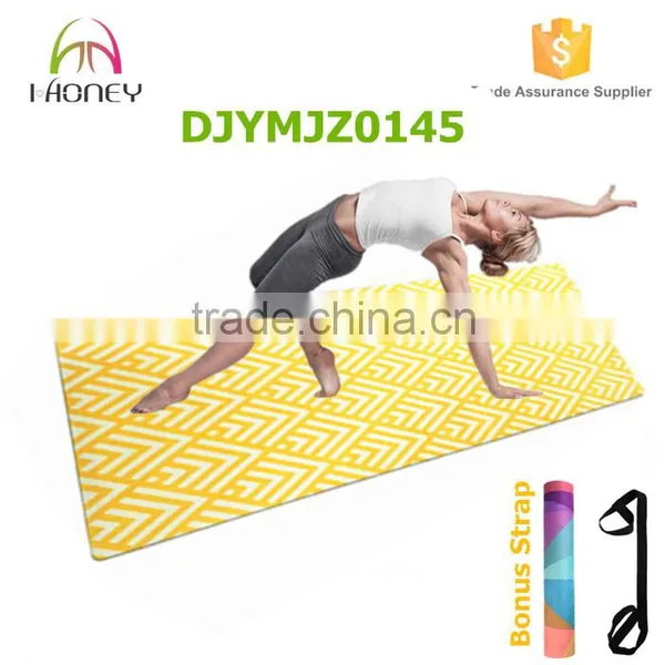 Premium Yoga Mats - Printed Design Exercise Mat + Carrying Strap photo-1