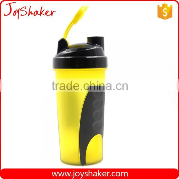 Original JoyShaker Custom Gym Shaker Protein Shaker Mixer Cup Bottle (600ml, Yellow) photo-4