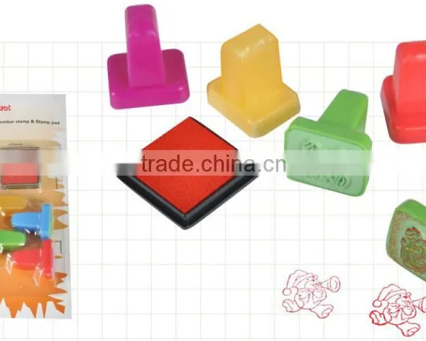 Best Price Pre-inked Santa Claus Rubber Toy Stamp/ Self-Inking Stamp For Children Toys