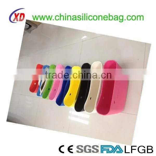 Large Capacity Fashion Silicone Handbag Soft Bag Cheap Designer for Women Tote Shopping Bag photo-2