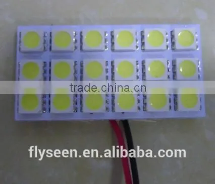 PCB 24SMD 5050 Car Panel Light, Car Roof 12v 24v Led Bulb ,Auto Bulb 12v/24v Quality Choice photo-3