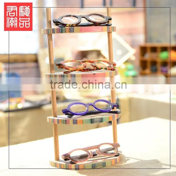 Tranditional Handcraft Display for Eyeglasses Store High Quality Display Shelf photo-2