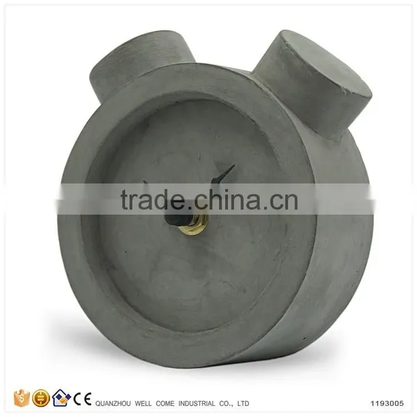 Home Decor Cement Product Modern Desk Clock photo-3