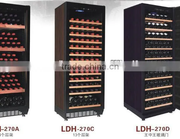 horizontal wine cooler with compressor OEM Guangzhou factory