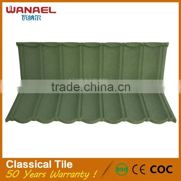 Cheap Metal Roofing Sheet Wanael Classical Glazed Clay Low Cost Roof Tiles photo-4