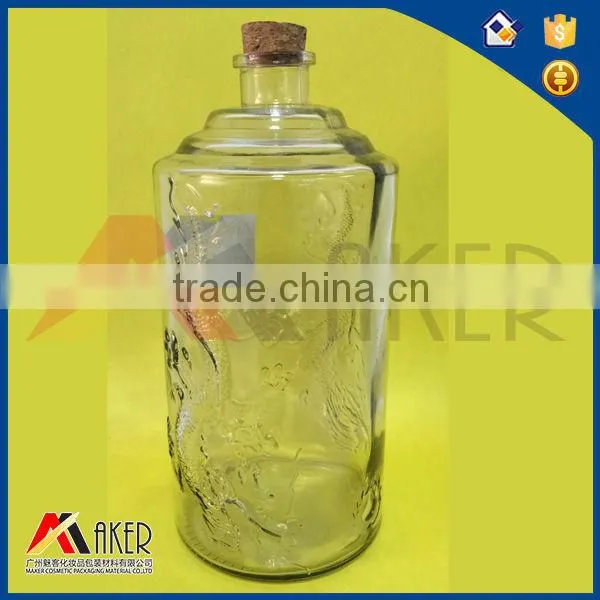 3L Huge Storage Glass Bottle