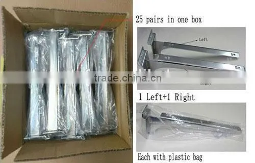 NEW CHROME GLASS SHELF BRACKETS FOR SLATWALL WITH SUCTION PADS FOR GLASS SIZE 25 CM photo-3