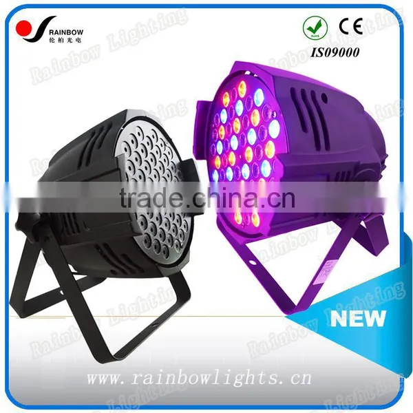 Indoor Low Profile LED Can Lights 4 in 1 Quad-color RGB LED Par Light 3w 54pcs photo-4