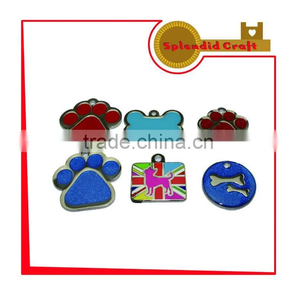 High Quality Glitter Pet Tag