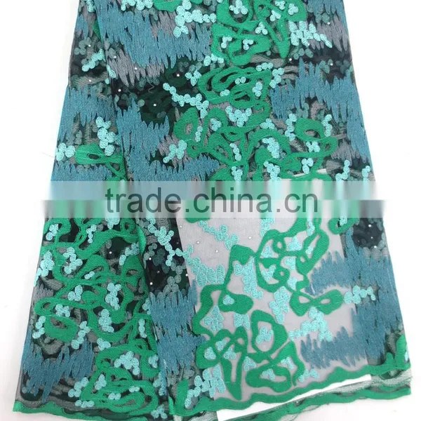 Wholesale Guangzhou Tulle Lace Fabric/New Lace Dress Fabric/High Quality Cord Lace Fabric photo-4