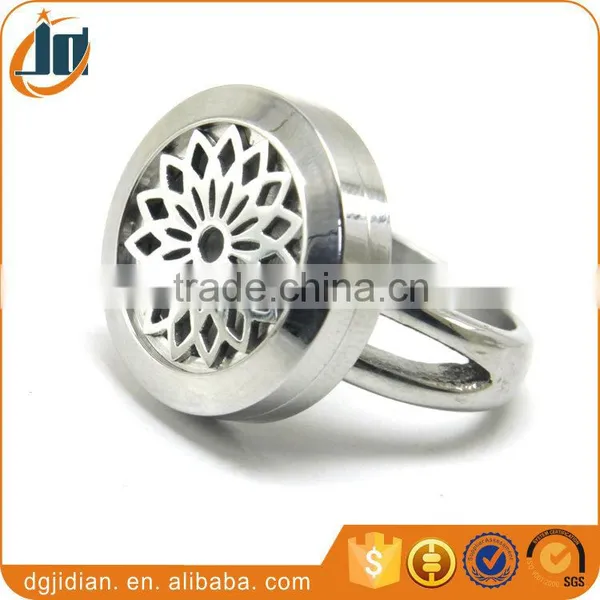 Stainless Steel Perfume Rings Aromatherapy Essential Oil Diffuser Rings