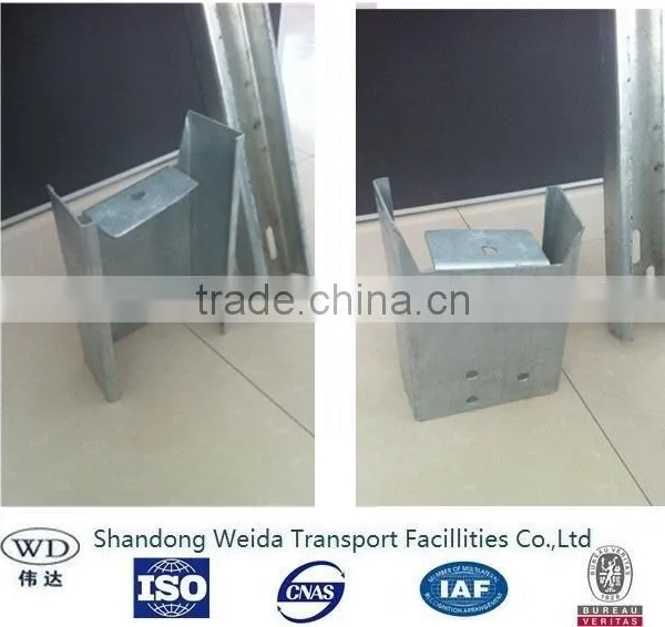 Highway Guardrail Used Galvanized Steel Beam Post C Type Post photo-2