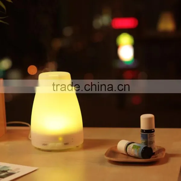 100ML Ultrasonic Humidifier Aroma Diffuser Himidifier with LED Light