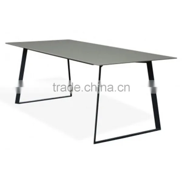 Modern Metal Dining Table, Restaurant Table 120cm