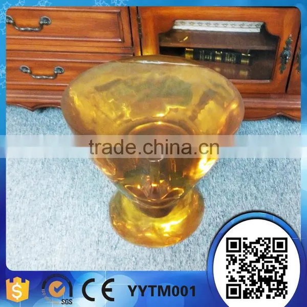 Customized High Quality Clear Transparent Lucid Resin Decorative Stool photo-2