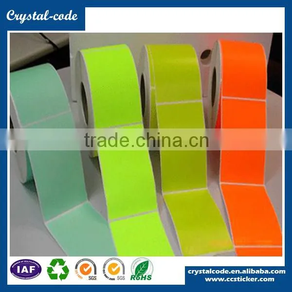 Normal Removable Fluorescence Paper Sticker in Roll or Bar per Client's Requirement photo-5