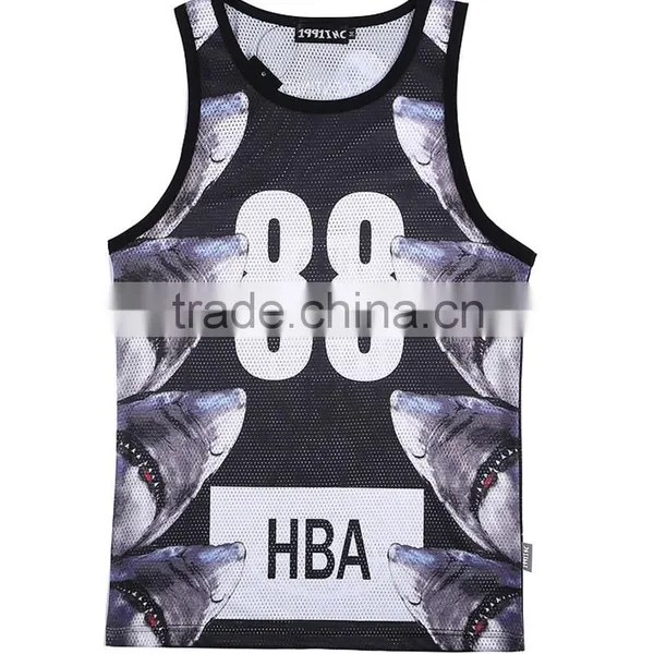 2016 Hot Sale New Arrival Printed Box Lacrosse Jerseys/vest photo-3