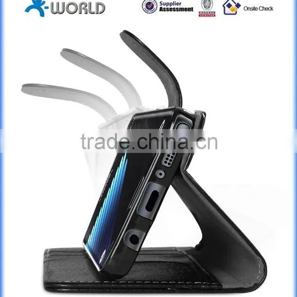 Hot Selling Leather Flip Wallet Case for Samsung Galaxy Note 7 photo-5