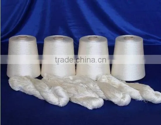 Raw White High Quality Polyester Spun Yarn TFO 50S/2 photo-2