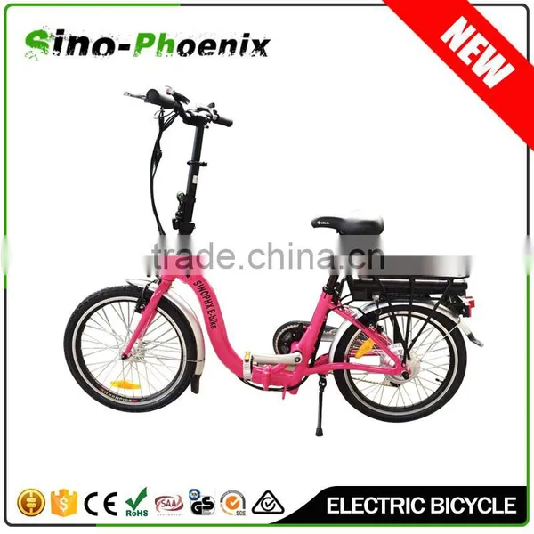 250W Rechargeable Battery Bicycle Mini Folding Electric Bike Bicycle With 36V Lithium Battery ( PN-EBN202Z )